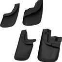 Front & Rear Mud Flaps Splash Guards fit for 2005-2015 Toy-OTA Tacoma for Vehicle with OEM Fender Flares Only, 4-Pc Set Easy to Clean and Install, Mud Guards Splash Guard Black