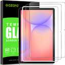 Screen Protector for Samsung Galaxy Tab S10 Lite / S10 FE / S9 FE 5G 10.9 inch / S9 11 inch, 9H Tempered Glass Film with Easy Installation Frame, HD Clear/Anti Scratch, 2-Pack