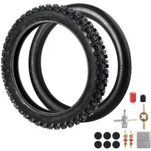 60/100-14 Front Tire 2.50-14 Inner Tube 14 Inch for KLX110 KX60 KX65 PW80 TTR90 TTR110 CRF70 XR70 Suzuk* RM60 JR80 DS80 DRZ110 Apollo RFZ SSR TaoTao 110cc 125cc Pit Dirt Bike