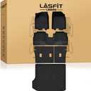 LASFIT Floor Mats & Cargo Liner with Backrest Mat for Chevrolet Chevy Equinox EV (Not Fit Gasoline) 2024 2025 2026, All Weather TPE Custom Fit Floor Mats, Car Mats Full Set for Chevy Equinox EV