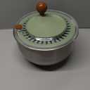 Stainless Steel Salad Spinner, Lettuce Spinner with Drain, Non-Slip Base, Stop Button, Vegetable Dryer, BPA Free, 5.3 Qt