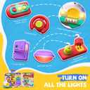Montessori Busy Board Toys for 1 Year Old Boy, 1 Year Old Boy Birthday Gift, 54-in-1 English & Spanish Baby Busy Board Montessori Toys, Ideals 1st Birthday Gifts Boy, 1 Year Old Boy Toys Gifts