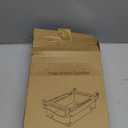 Yatmung 2 Pack Fridge Drawer Organizer - Egg Holder For Refrigerator Pull Out - Transparent Deli Drawer Organization Bin - Meat, Cheese - Sliding Storage Containers for Fridge Shelf Under 1.1"