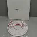 118" Cord Hider Wall, Self Adhesive Silicone Cord Covers for Wires On Wall, Cord Hider for Wall Mount TV, Flexible Cable Cover Raceway Kit for 1 Wire, White (0.59" W x 0.39" H)