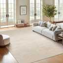 Valenrug Washable Rugs 8x10 - Stain Resistant 8x10 Area Rugs for Living Room, Non Slip Backing Gradient Printed Rugs for Bedroom, Folable Machine Washable Area Rug (8'x10', Brown)