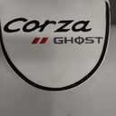TaylorMade Corza Ghost Putters, 35" Black Steel Heel Single Bend Shaft White and Red SS Mid Slim 2.0R Grip Club