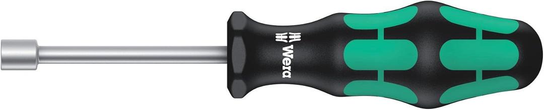 Wera - 5029464001 Kraftform Plus 395 HO 8mm Professional Nutdriver, 3 5/32" Shaft Length