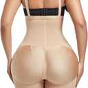Fajas Colombianas Moldeadoras Shapewear Tummy Control Post Surgery Compression Butt Lifter for Women Beige
