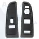 Window Control Switch Bezel Cover for Driver & Passenger Door Panel Compatible with Chevy Silverado, GMC Sierra 1500 2500 HD 3500 Door Switch Panel 2004-2007 89045124