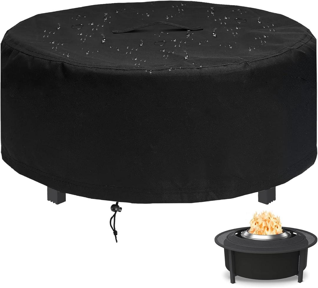 Fire Pit Cover for Solo Stove Yukon Fire Pit Surround Tabletop, Surround Shelter for Fire Pit SurroundTable, Elevation Shelter for Yukon Firepit, Weather-Resistant Protective Cover, 54" x 21"