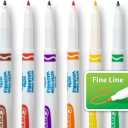 Crayola Ultra Clean Fine Line Washable Markers (40ct), Colored Markers for Kids, Fine Tip, Coloring Book Art Supplies, Gifts for Kids, Ages 3, 4, 5