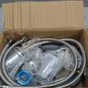 Salon Shampoo Bowl Faucet Vacuum Breaker Kit, Faucets for Shampoo Bowls with Hose and Sprayer Replacement Part, Hair Salon Faucet Sprayer Hose Set