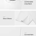 MIER Men's Workout T Shirts Dry Fit Short Sleeve Athletic Gym Running Lightweight Performance Tee Tops, Polyester, UPF 50+ (XX-Large)