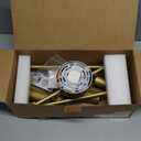 6 Light Heads Gold Track Lighting Kit, 36W CCT 2700K-6000K & Brightness Dimming, Modern LED Ceiling Light Fixture with Flexible Rotatable Heads, APP Remote Control Gold Kitchen Light Fixture