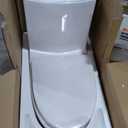 Swiss Madison SM-1T254 St. Tropez One Piece Toilet Dual Tornado Flush 0.8/1.28 GPF with Soft Closing Seat, Comfort Height