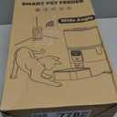 PAPIFEED Automatic Cat Feeder,Camera 1080P HD - 6L Pet Feeder, 2.4/5G WiFi Smart App Control, Bluetooth Assist Link,Wide-Angle Lens,Automatic Feeder for Small and Medium-Sized Pets (Wide Angle Video)