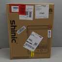 Shinic Electric Fireplace Heaters for Indoor Use,1500W Space Heater with Crackling Sound & 3D Realistic Flame, Safety Protection, Portable Fireplace Heater for Home Office Christmas Decoration, Oak (11.8" x 5.9" 14.6")