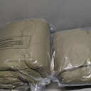 JOLLYVOGUE Olive Green King Size Comforter Sets 7 Pieces, Pintuck Bed in a Bag Comforter Set for Bedroom, Bedding Comforter Sets with Comforter, Sheets, Ruffled Shams & Pillowcases