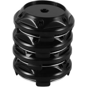 PLAFOPE 4pcs Auto Wheel Center Caps Black Rim Hub Covers for Modified Vehicles Stylish Design Easy to Install Enhances Appearance of Car Wheels