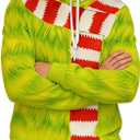 ZBDFNJ Women's Green Hooded Long Sleeved Sweatshirt, Green Sweatshirt, Red Holiday Themed Clothing (Orange, L)