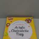 10" Acrylic Letter Charcuterie Tray - Reusable Fillable Alphabet Shape Charcuterie Box, Alphabet Shape Cake Candy Tray for Birthday Anniversary Party Decorations (Letter A)