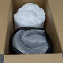 Favoyard Outdoor Seat Cushion Set 24 x 24 Inch Waterproof & Fade Resistant Patio Furniture Cushions with Removable Cover Deep Seat & Back Cushion with Handle and Adjustable Straps for Chair Sofa Couch (Spice)