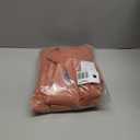 BGment Burnt Orange Linen Fall Curtains for Living Room 84 Inch Length, Terracotta Window Treatments Grommet Light Filtering Drapes Rustic Privacy for Bedroom, Each 52 Inch Wide