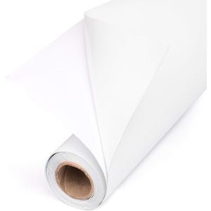 Total Blackout Window Film: 100% Light Blocking Film with White Sides - Heat Resistant, Room Darkening, Static Cling Film for Privacy & Day Sleep - No Residue, Stops UV, Easy Removal (36 x 288 in.)