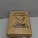 Adjustable Weighted Vest for Women Men, 4-10lb/12-18lb/ Vest with 6 Ironsand Weights, Weight Vest with Reflective Strip for Running, Walking, Exercise, Strength Training (Black, 4-10lb)