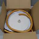 Balloon Arch Stand Kit 9.35FT & 6FT with Base Half Curve Balloon Arch Frame for Parties, Reusable Sturdy Floor Standing Holder for Balloon Garland Decoration (White)