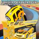 Gifts2U Musical Steering Wheel Racing Car Toy for Kids, with Music and Light Simulated Learning Driving Cars Adventure Toys Competition Game Birthday Gift for Boy Girl Toddler (Yellow)