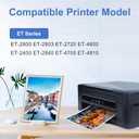 Compatible for 522 Ink Refill Bottles Replacement for Ink 522 Ultra High Capacity Black Cyan Magenta Yellow Works with EcoTank ET-2400 2720 2800 2803 2840 4700 4800 4810 Printer (6 Bottles)
