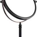 Nicesail Tabletop Magnifying Makeup Mirror with 10X Magnification, Double-Side Magnified Mirror, 360 Swivel Cosmetic Mirror for Table Desk Bathroom Vanity, No Light Oil Rubbed Bronze (8 Inch, 10X) (Orb)