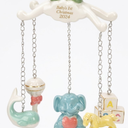 Baby First Christmas Ornament 2024-Babys First Christmas Ornament 2024 Girl, Babys First Christmas Ornament 2024 Boy, Baby Mobile First Christmas Ornament-Baby's First Christmas Ornament 2024