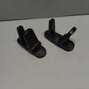 Door Lever Lock (2 Pack) Prevents Toddlers from Opening Doors. 3.25" L * 1.5" W * 4.5" H Easy One Hand Operation for Adults. Durable ABS with 3M Adhesive Backing. Simple Install, Black