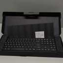 Wireless Keyboard and Mouse Combo, Silent Full-Size Computer Keyboard with Calculator Button, 2400 DPI Mice, Quiet Click, Slim Cordless USB Set for Laptop PC Windows Mac - Black