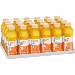 Vitamin Water Zero Rise, Electrolyte Enhanced Water w/ Vitamins, Orange Drinks, 20 Fl Oz, 24 Pack, Best By: 09/15/25