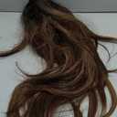 S-noilite Clip in on Hair Extension 5 Clips One Piece Full Head Hairpiece Heat-Resistant Synthetic Hair Long For Party (23" straight, dark brown)