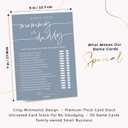 GardenCity 50 Mommy or Daddy? Baby Shower Games for Boy, Fun Baby Shower Games Activity, Gender Neutral - Blue
