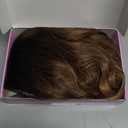 Brown to Honey Blonde Short Wavy Wig for Women Lace Hairline Bob Style Synthetic Heat Resistant - Natural Appearance for Everyday Hairstyle 14 Inch