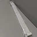 LazBlinds No Tools No Drill 1" Vinyl Mini Blinds, Cordless Blinds for Windows, Light Filtering Horizontal Window Blinds & Shades, 34" W x 72" H, White