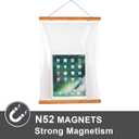 WITCOLOR Magnetic Poster Hanger Frame, 20" Wide Magnetic Hanging Frames Magnet Poster Holder for Wall Hang Poster,  Product Dimensions 20"L x 1.1"W