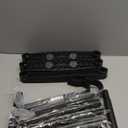 Jump Tastic Trampoline Trampoline Ladder, Universal Trampoline Ladder Accessories 3-Step Ladder Skid-Proof Wide Step Easy Assembly (Black)