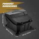 KEMIMOTO UTV Rear Cargo Box 69 QT Storage Box Compatible with Polaris RZR 900 S 1000 XP Turbo S RZR XP 1000 Cargo Bed Box 2881193 Low-Density Polyethylene Cargo Storage Box