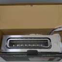 Mueller UltraToast Full Stainless Steel Toaster 2 Slice, Long Extra-Wide Slots with Removable Tray, Cancel/Defrost/Reheat Functions, 6 Browning Levels with LED Display, Housewarming Gifts New Home