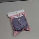 IDOMIK Dog Calming Hoodie No Shake Ear Wraps for Dogs, Quiet Head Covers for Noise Reduction & Anxiety Relief, Dog Ear Covers Muffs Head Wraps for Bath Hematoma Grooming Firework Force Drying (Medium(Head Circle:13.8"-18.9"), Purple)