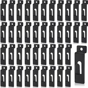 50 Packs Slatwall Utility Notch Hook Commercial Black Slatwall Picture Hanger Pegs for Panel Pegboard Slat Grid Shelf Hanging Display 50 Packs Slatwall Utility Notch Hook Commercial Black Slatwall Picture Hanger Pegs for Panel Pegboard Slat Grid Shelf Hanging Display