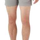 Amazon Essentials Men's Slim-Fit 5" Flat-Front Comfort Stretch Chino Short (Previously Goodthreads) (30, Light Grey)