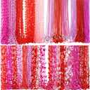 Ecally 480 Pcs Valentine's Day Heart Shaped Bead Necklace Bulk Pink Red Heart Bachelorette Party Necklaces for Valentine's Day Accessories Bachelorette Party Favors Decorations Gift, 11 Styles