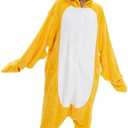 SAMGU Adult Onesie Halloween Animal Cosplay Costumes One Piece Pajamas Homewear for Women Men, M